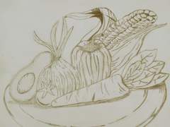 야채 모둠 스케치