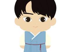 SEVENTEEN JUN PAPER DOLL - HANBOK ver