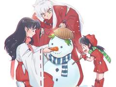 [이누카고모로] 눈사람 만들자!