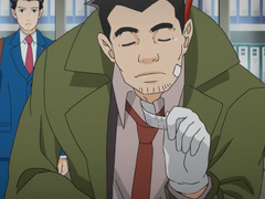 역전재판과 공각기동대 콜라보 네번째~~(Feat,삼성폰&설빙)