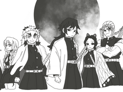 귀칼 오프닝 중