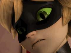 블랙캣이 레이디 버그를 위해 변신 해제하는 썰.