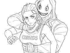 [DBD/프랭메그/스케치] 사랑의 시작은 관심으로부터...?