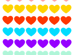 하트 스티커 무료공유