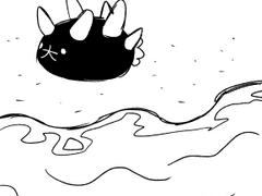 해무기 던지기 아르바이트 하는 만화①