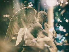 Death is right in front of his nose