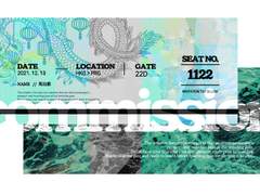 보딩패스 티켓 커미션 작업물