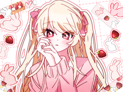 클립스튜디오 딸기 마테, 토끼 브러쉬