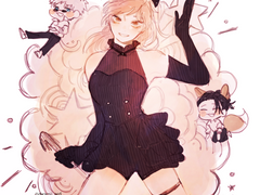 [이타른/유지ts]마법소녀au,인어au, 신캐유지(스포성)