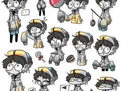 스티커 도안(샘플)