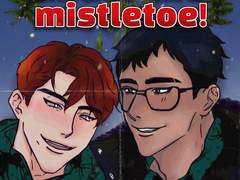 Kissing under the mistletoe!