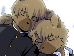 두 사람의 비누방울