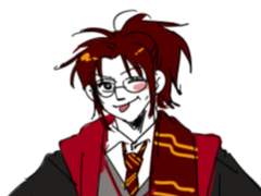 한지 해리포터au 낙서