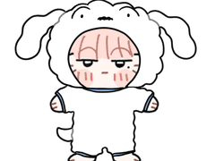 흰둥이 우지 키링
