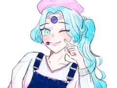 [엘] 베레모 쓰고 멜빵 입은 아이돌 엘💖