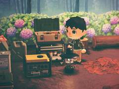 동숲에서 데바데 코스프레 했던거...