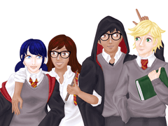 레이디버그 해리포터 AU