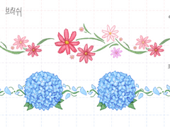 자수 텍스쳐 브러쉬