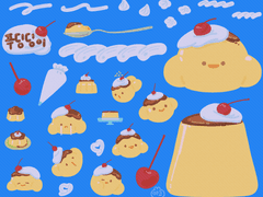 [굿노트 스티커] 푸딩딩이다꾸 스티커