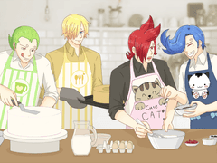 빈스모크 삼형제&상디 생일 축하 만화(?) (21.03.02)