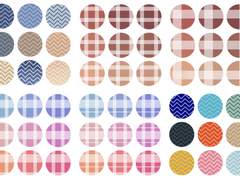 원형 스티커 12종 세트