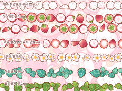 클립 스튜디오 데코용 딸기 브러쉬 (무료)