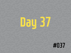 [DTB] #037 Day 37