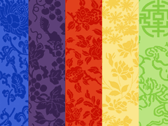 [무료♡패턴] 조선 식물 무늬