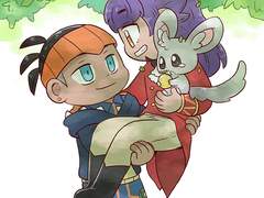 치라미를 안고 있는 단델