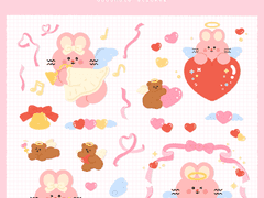 [ goodnote sticker ] ANGEL LUVY