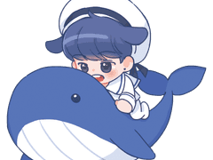 댕 고래 키링 도안