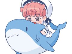 햄 상어 키링 도안