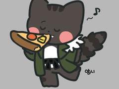 회도 고양이 낙서