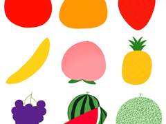 굿노트 과일 스티커 9종 +1종 세트