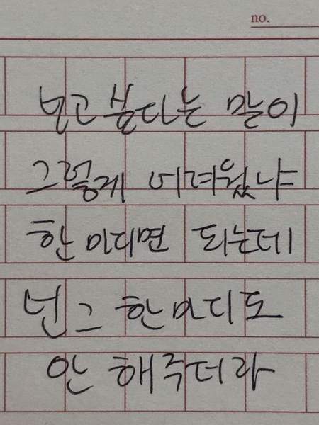 네가 날 사랑했으면 해