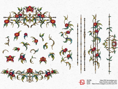 (유료) 꽃과 식물 줄기 프레임 소스 +update