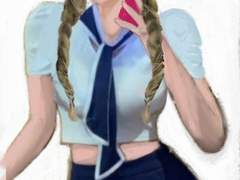 [여고생캐]리퀘. 표지