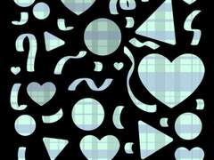 체크 스티커 모듬 민트ver.