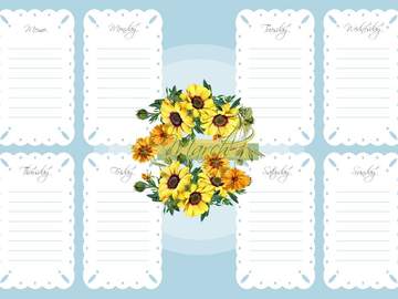 2021년 03월 굿노트 캘린더(MONTHLY+WEEKLY)