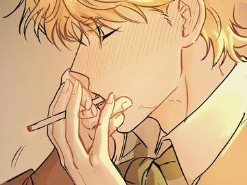 스카차드스카 담배 나눠피우는 만화