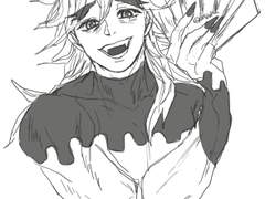 도우마 처음 그려봤어요