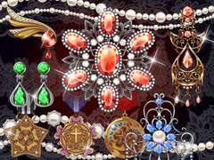 [펀딩] 고풍스러운 레이스장식/보석장식/메달장식 로판 브러쉬 세트