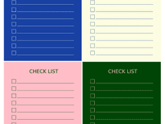 CHECK LIST 디지털 스티커