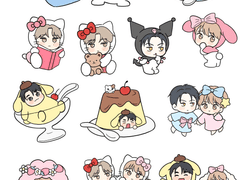 비밀사이 산리오 스티커