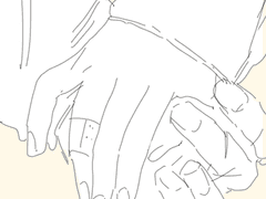 져가는 태양과 적막 사이에.