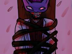 벗꽃나무 아래의 코쿠리씨