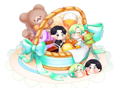 간식바구니 SD고정틀 커미션 신청안내