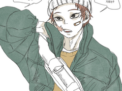 비니 쓴 사비토