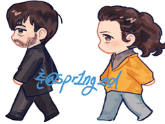 브로드처치 [밀러하디] 아크릴 키링 도안