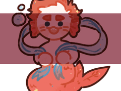 인어 패치 키링 도안 :)